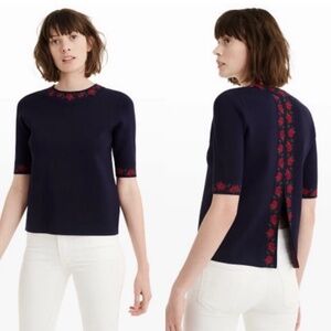 Club Monaco SZ XS Rose Detail Shirt